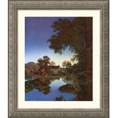 Evening Shadows Silver Framed Print - Maxfield Parrish