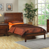 Scottsdale Platform Bed in Rich Deep Walnut