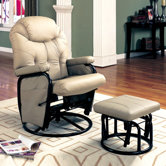 Gearhart Glider Rocker with Ottoman