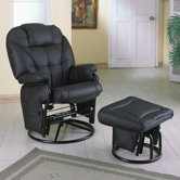 Glenwood Swivel Glider and Ottoman
