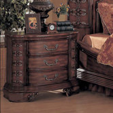 Hannah 3 Drawer Nightstand