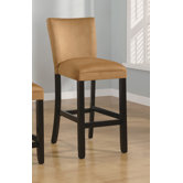 Bullhead City 29" Microfiber Barstool in Dirty Orange