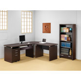 Beaver L-Shaped Desk Office Suite