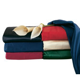 Solid Color Satin Sheet Set