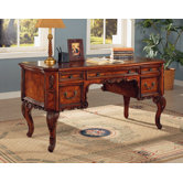 Oregon City Writing Desk with Storage Drawers