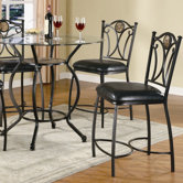 Starks 24" Counter Height Chair in Black