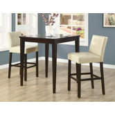 Highland Park 3 Piece Counter Height Dining Set