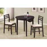 Lexington 3 Piece Dining Set