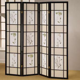 4 Panel Shoji Screen Room Divider