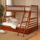 Dillard Twin over Full Bunk Bed with Storage