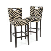 Holiday Lakes Barstool in Zebra Print