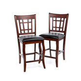 Hoyt 24" Chair in Black and Cherry