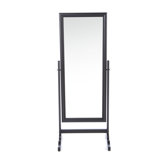 Ritzville Cheval Mirror in Rubbed Black