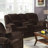 Nicolas Velvet Reclining Loveseat