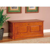 Wilsonville Solid Wood Cedar Chest in Oak