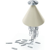 Spettro Magnetic Paperclip Holder