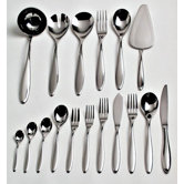 Mami Flatware Collection in Mirror Polished by Stefano Giovannoni