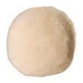 3" Hook and Loop Style Wool Pad