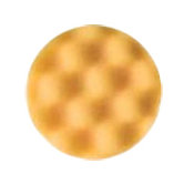 3" Hook and Loop Style Waffle Yellow Pad