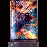 Colored Glass Fountain