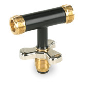 T Connector Bulk Tank Male Fittings