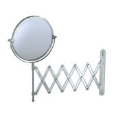 Accordion Wall Mirror in Chrome