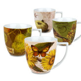 Accents Nature 12 oz. Mug (Set of 4)