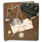 Home and Garden Scales of Justice Large Book Photo Album
