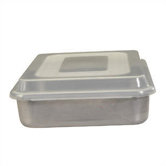 Natural Commercial 9" Square Cake Pan with Lid