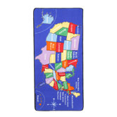 Play Carpet US Map Kids Rug