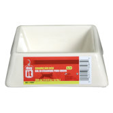 Dogit Square Ceramic Dog Bowl in Cream