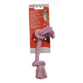 Dogit Cotton Rope Bone Dog Toy in Pink