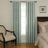 Room Darkening Window Panel in Blue River
