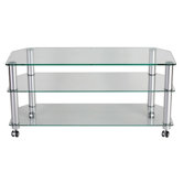 TV-Stand "Mellan" aus Glas