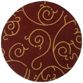 Structure Archer Burgundy/Gold Rug