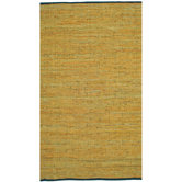 Matador Gold Leather Chindi Rug