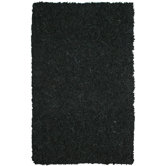 Pelle Leather Black Rug