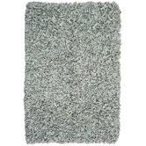 Pelle Leather Grey Rug
