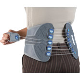 Spine Brace in Gray / Blue