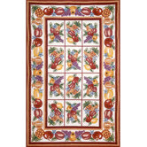 Bucks County Fruit Pettipoint Ivory Rug