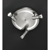 30cm Halogen Deckenrondell "Belize" in Nickel matt