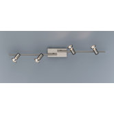 90cm Deckenleiste "Tex" in Nickel matt