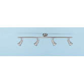 94cm Deckenleiste "Minit" in Nickel matt