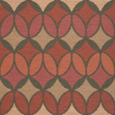 Geometric Florals Tulips Berry Modern Rug