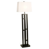 Urban Living 12.5" Floor Lamp in Espresso