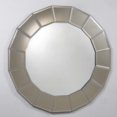 Round Bevelled Mirror