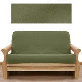 Ultra Suede Sage Pine Futon Cover