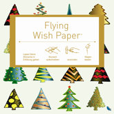 Fliegendes Wunschpapier "Flying Wish Paper&reg;" mit Trees-Mini-Dekor