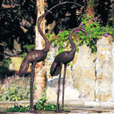 Birds Crane Pair Statuary (Non-Fountain)