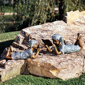 Children Solitude Girl Statue